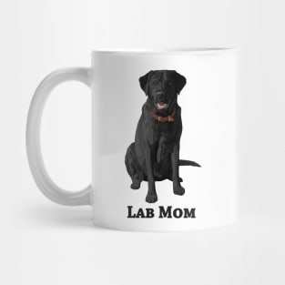 Lab Mom Black Labrador Retriever Dog Lover Mug
